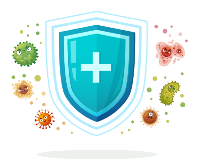 Дима объясняет Ване работу защитной системы